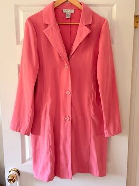 Faux suede spring jacket